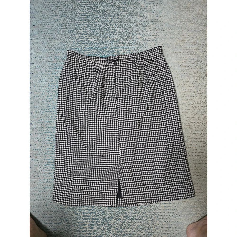 Houndstooth‎ Skirt Women's Knee Length Career Wear Classic SZ 18 (J)